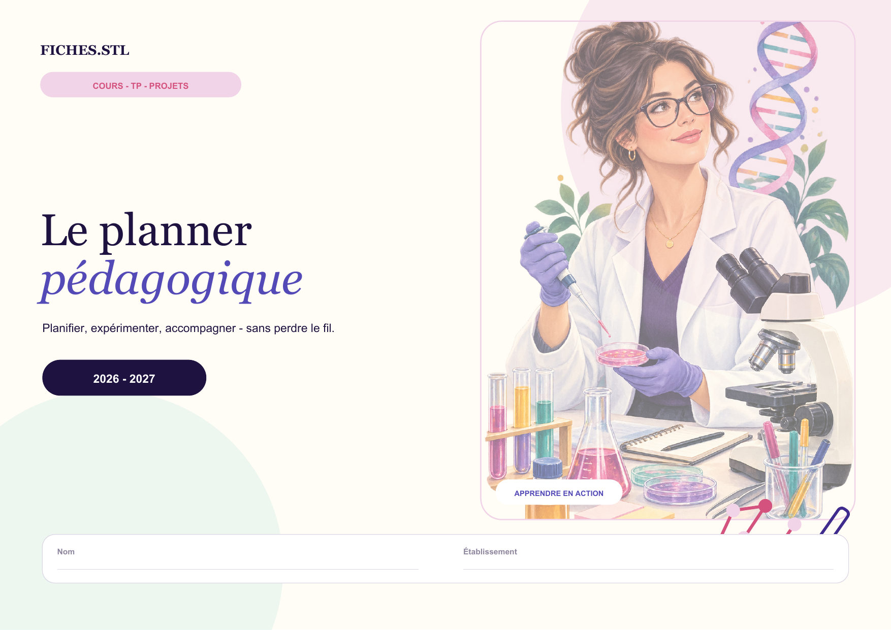Planner pédagogique édition Signature